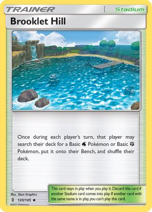 Brooklet Hill (120/145) [SM  Guardians Rising] Reverse Holofoil - Uncommon