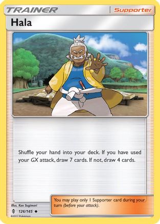 Hala (126/145) [SM  Guardians Rising] Reverse Holofoil - Uncommon