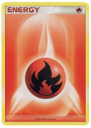 Fire Energy (2007 Unnumbered D/P Style Non-Holo) [League & Championship Cards] - Promo