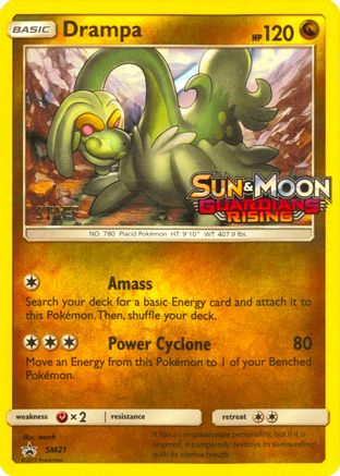 Drampa - SM21 (Prerelease) [Staff] (SM21) [SM Promos] Holofoil - Promo
