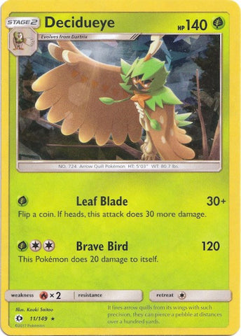 Decidueye - 011/149 (Cracked Ice Holo) [PR - 011/149]