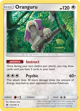 Oranguru (SM Base Set) (113/149) [Deck Exclusives] - Rare