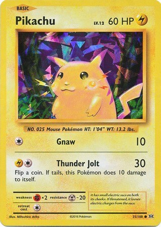 Pikachu - 35/108 (Cracked Ice Holo) [PR - 035]