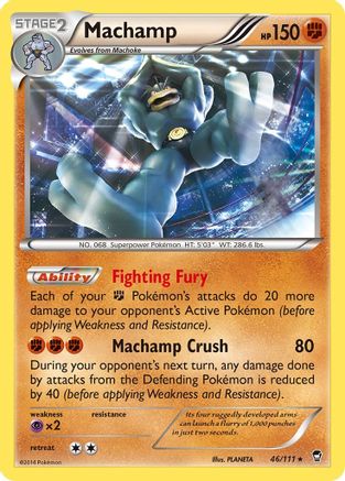 Machamp (XY Furious Fists) (46/111) [Deck Exclusives] - Rare