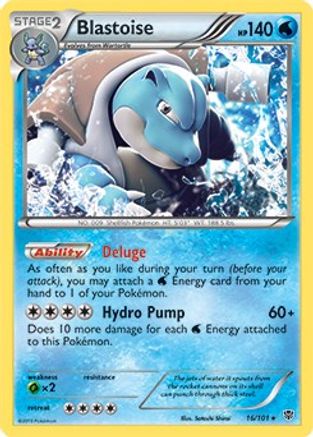 Blastoise (BW Plasma Blast) (16/101) [Deck Exclusives] - Rare