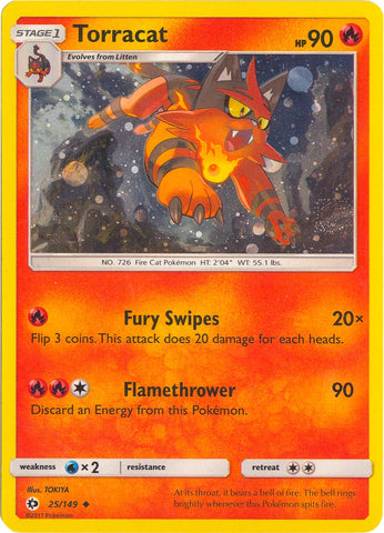 Torracat - 25/149 (Cosmos Holo) [PR - 025/149]