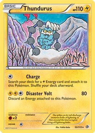 Thundurus (BW Legendary Treasures) (50/113) [Deck Exclusives] - Rare