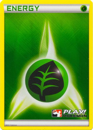 Grass Energy (2011 Play! Pokemon) [League & Championship Cards] Holofoil - Promo