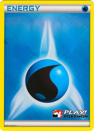 Water Energy (2011 Play! Pokemon) [League & Championship Cards] Holofoil - Promo
