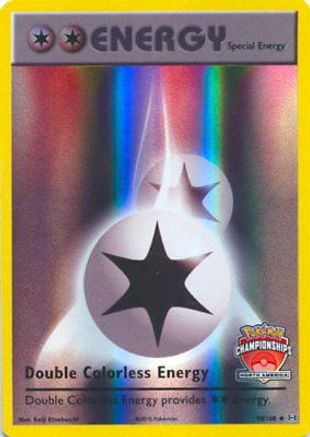 Double Colorless Energy (North America Championships) (90/108) [League & Championship Cards] Holofoil - Promo