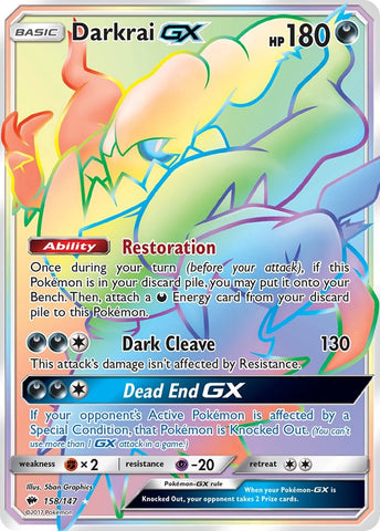Darkrai GX (Secret) [SM03 - 158/147]