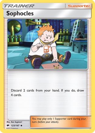 Sophocles (123/147) [SM  Burning Shadows] Reverse Holofoil - Uncommon