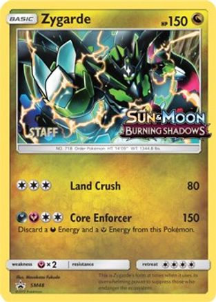 Zygarde - SM48 (Prerelease) [Staff] (SM48) [SM Promos] Holofoil - Promo
