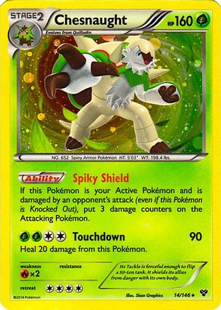 Chesnaught (Cosmos Holo) (14/146) [Blister Exclusives] Holofoil - Promo