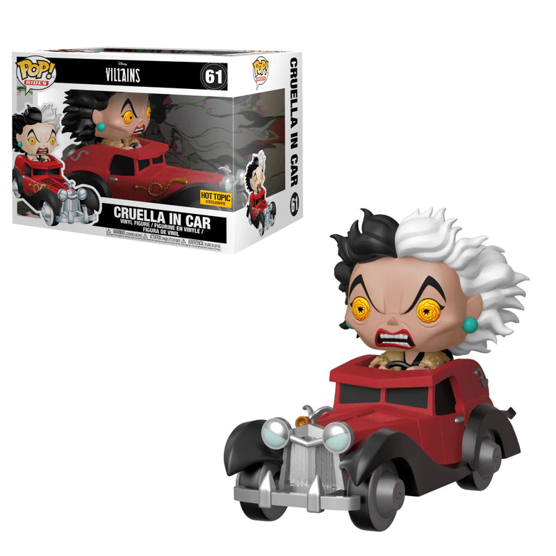 Cruella in Car - Disney Villains