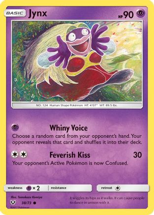 Jynx (038/73) [Shining Legends] Reverse Holofoil - Common
