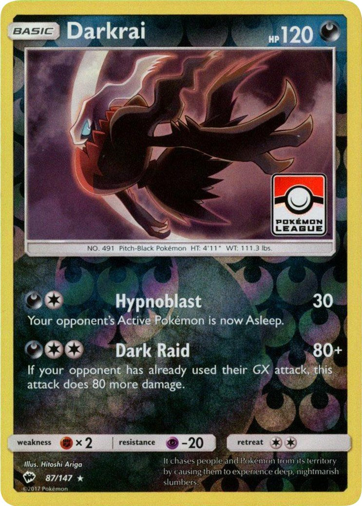 Darkrai - 87/147 (Pokemon League) [PR - 087/147]