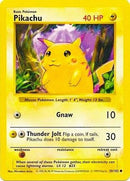 Pikachu (Red Cheeks) (058) [Base Set Shadowless] 1st Edition - Common