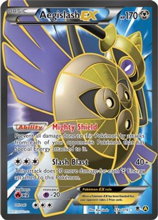 Aegislash EX (65a/119) [Alternate Art Promos] Holofoil - Promo