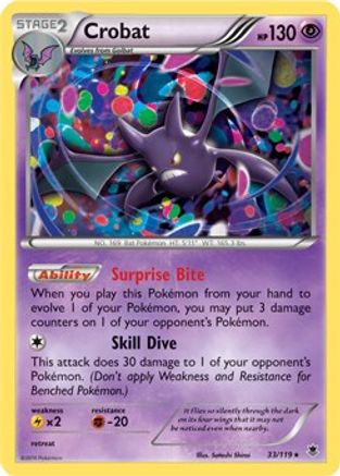 Crobat (Cosmos Holo) (033/119) [Miscellaneous Cards & Products] Holofoil - Promo