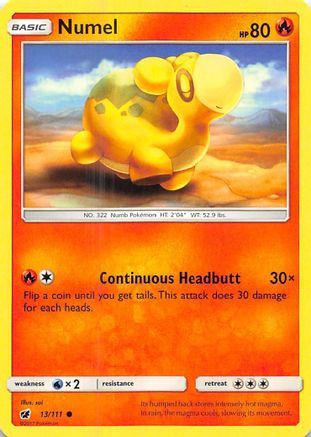 Numel (013/111) [SM  Crimson Invasion] Reverse Holofoil - Common