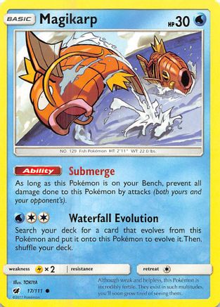 Magikarp (017/111) [SM  Crimson Invasion] Reverse Holofoil - Common