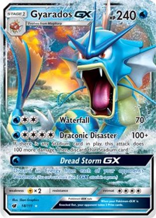 Gyarados GX (018/111) [SM  Crimson Invasion] Holofoil - Ultra Rare