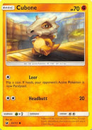 Cubone (052/111) [SM  Crimson Invasion] Reverse Holofoil - Common