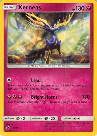 Xerneas (073/111) [SM  Crimson Invasion] Holofoil - Holo Rare