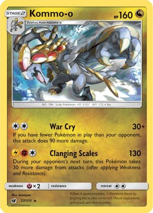 Kommo-o (077/111) [SM  Crimson Invasion] - Rare