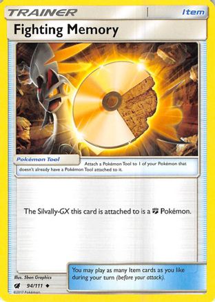 Fighting Memory (94/111) [SM  Crimson Invasion] Reverse Holofoil - Uncommon