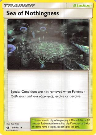 Sea of Nothingness (099/111) [SM  Crimson Invasion] Reverse Holofoil - Uncommon