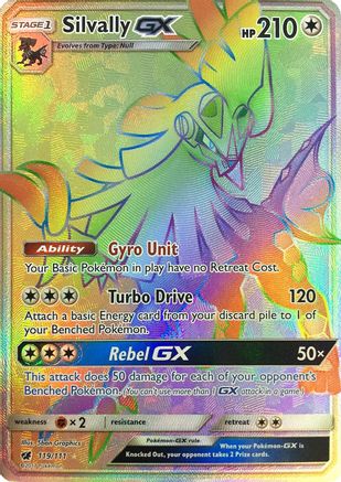Silvally GX (Secret) (119/111) [SM  Crimson Invasion] Holofoil - Secret Rare
