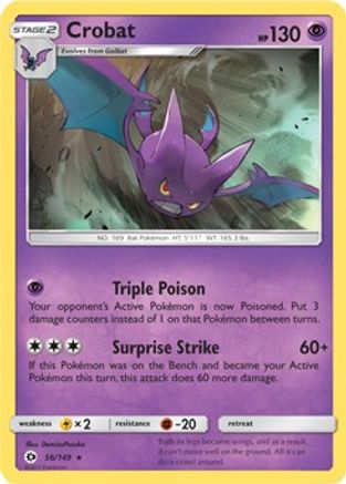 Crobat (Prerelease Kit Exclusive) (56/149) [Deck Exclusives] - Rare