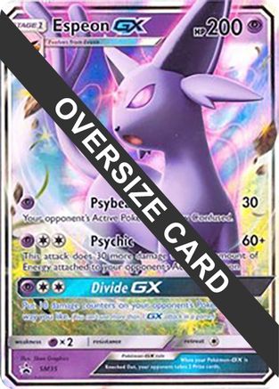 Espeon GX - SM35 (SM Black Star Promos) (SM35) [Jumbo Cards] Holofoil - Promo