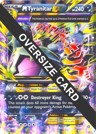 M Tyranitar EX (43/98) [Jumbo Cards] Holofoil - Promo