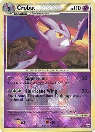 Crobat (League Promo) (014/95) [League & Championship Cards] Reverse Holofoil - Promo