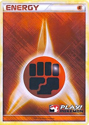Fighting Energy (2010 Play! Pokemon) [League & Championship Cards] Holofoil - Promo