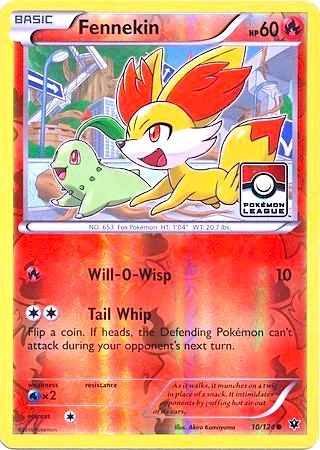 Fennekin - 10/124 (Pokemon League) [PR - 010/124]