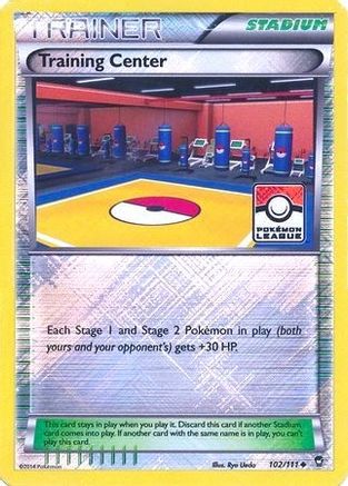 Training Center (Pokemon League) (102/111) [League & Championship Cards] Reverse Holofoil - Promo