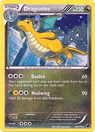 Dragonite (Cosmos Holo) (83/116) [Blister Exclusives] Holofoil - Promo