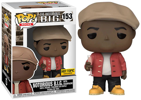 Notorious B.I.G. With Champagne #153 (Hot Topic) - Pop! Rocks The Notorious B.I.G.