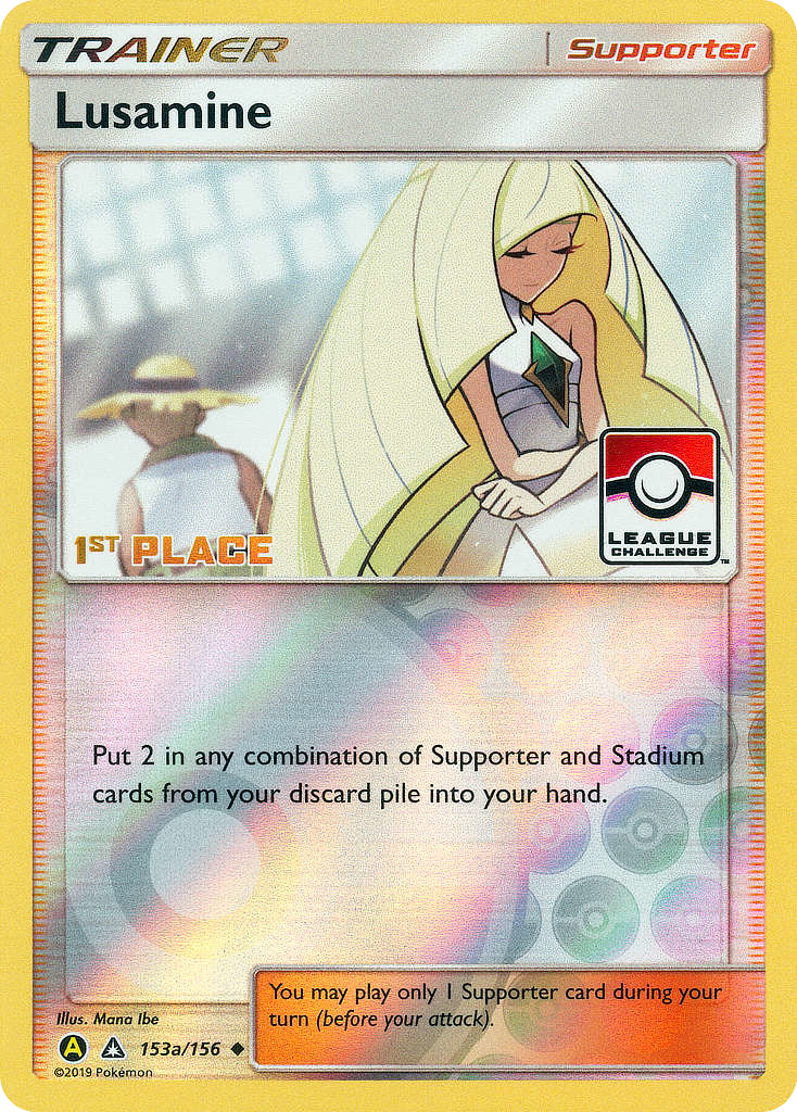 Lusamine (153a/156) [Ultra Prism] Reverse Holofoil - Rare Ultra