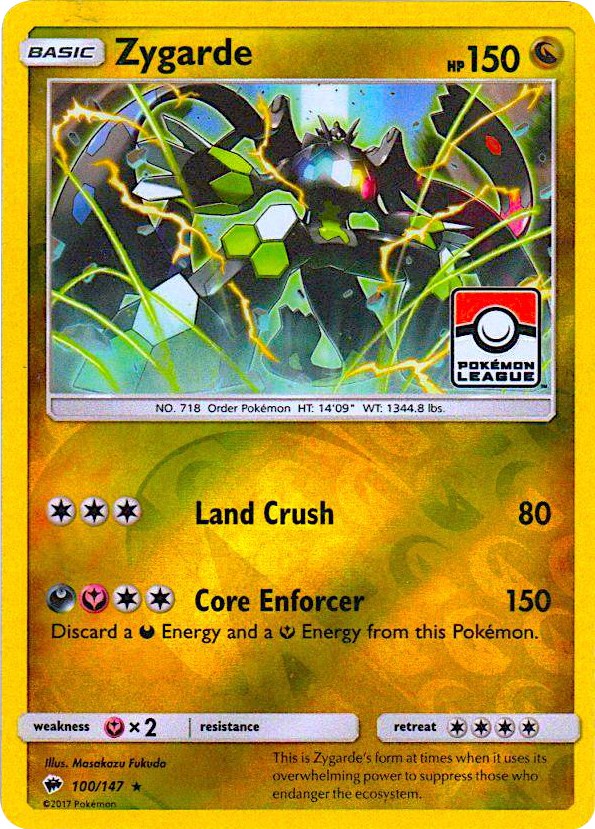Zygarde - 100/147 (Pokemon League) [PR - 100]