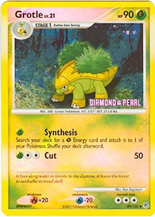 Grotle [Diamond & Pearl] (49/130) [Burger King Promos] Reverse Holofoil - Promo