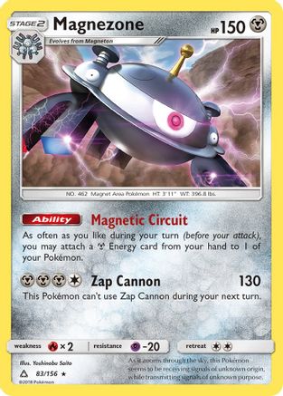 Magnezone (83/156) [SM  Ultra Prism] Holofoil - Holo Rare