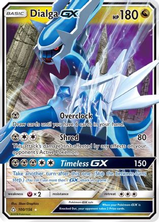 Dialga GX (100/156) [SM  Ultra Prism] Holofoil - Ultra Rare