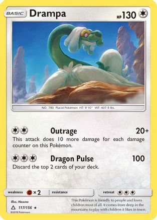Drampa (117/156) [SM  Ultra Prism] Holofoil - Holo Rare