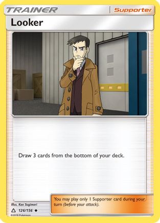 Looker (126/156) [SM  Ultra Prism] Reverse Holofoil - Uncommon