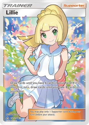 Lillie (Full Art) (151/156) [SM  Ultra Prism] Holofoil - Ultra Rare